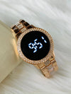 Reloj Digital Montre 360™ + Pulsera | Acero Inoxidable con Pedrería