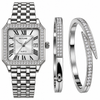 SKYLINE IMPERIAL™ | Set de Reloj y Pulseras En Acero Inoxidable